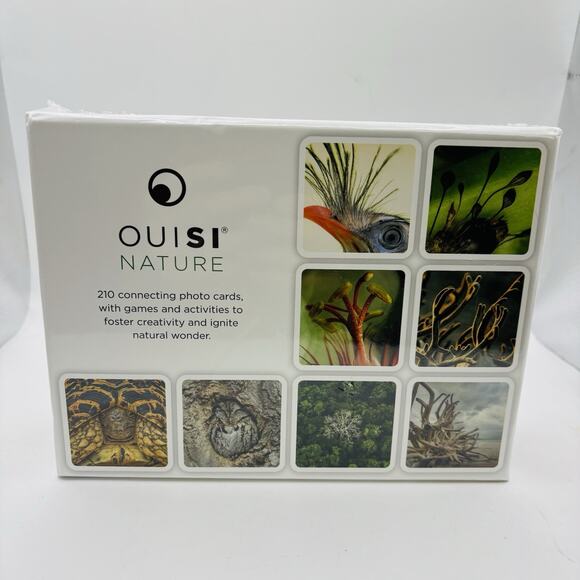 Ouisi Nature Games of Visual Connection 210 Picture Cards Memory NIB NEW Sealed - Picture 7 of 7